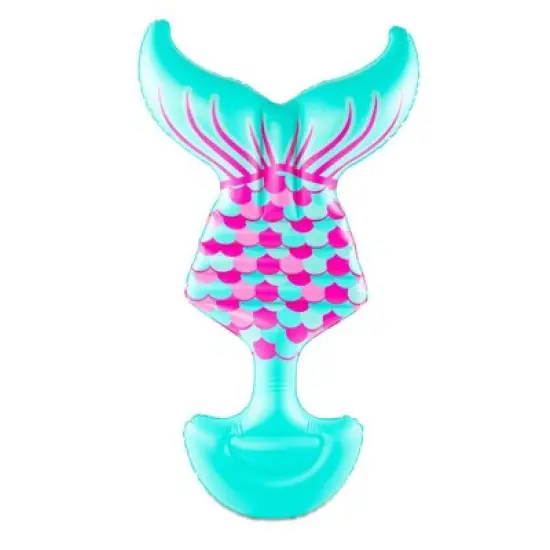 BigMouth - Inflatable Mermaid Tail Saddle Seat Pool Float - PVC image {1}