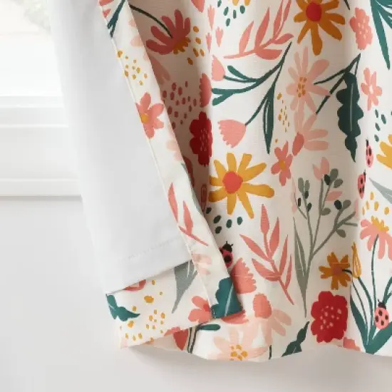 In the Garden Full Printed Blackout Kids' Curtain Panel - Pillowfort&trade; image {3}