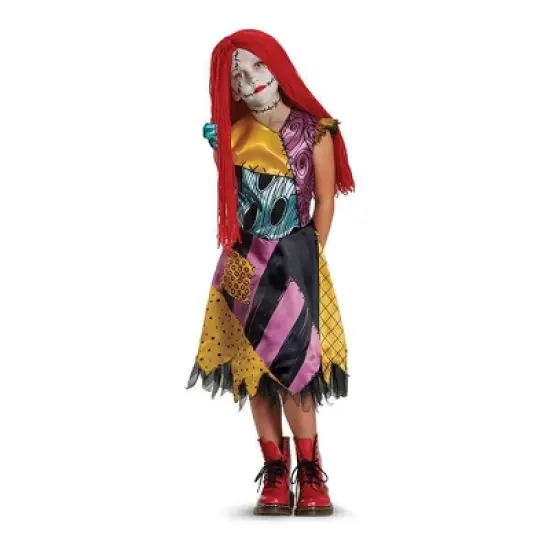 Kids' Disney the Nightmare Before Christmas Sally Deluxe Halloween Costume Dress image {8}