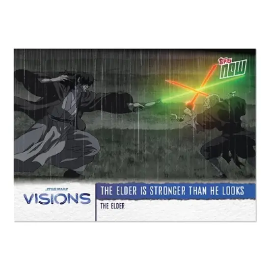 TOPPS NOW 2021 Star Wars Visions 5-Card Pack | The Elder image {4}