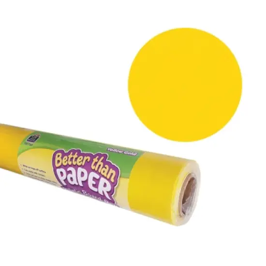 Teacher Created Resources&reg; Better Than Paper&reg; Bulletin Board Roll, 4' x 12', Yellow Gold, 4 Rolls image {2}