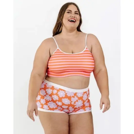 Lime Ricki Women's Sherbet Stripe Bralette image {3}