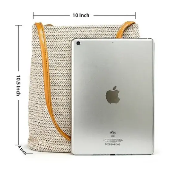 Gearonic Straw Beach Bag tote Shoulder Bag image {2}