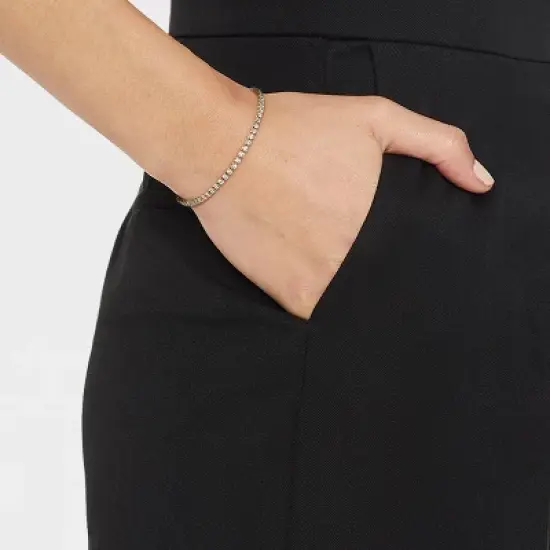 14K Gold Plated Cubic Zirconia Tennis Bracelet - A New Day&trade; image {2}