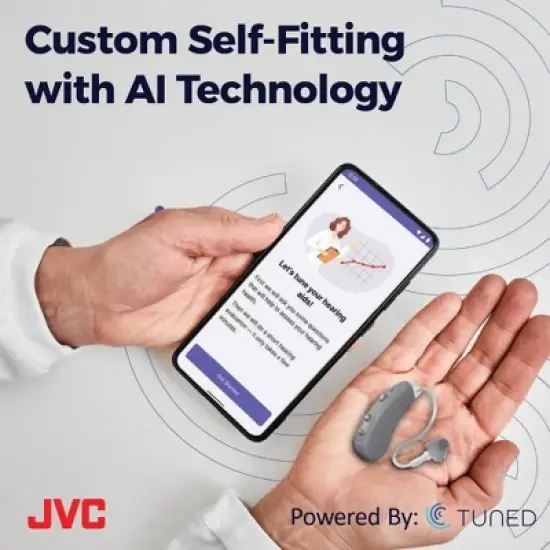 JVC Self-Fitting FDA Certified OTC Hearing Aid - EHZ1500 image {1}