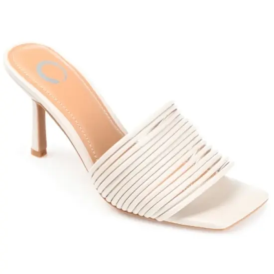 Journee Collection Womens Calliope Tru Comfort Foam Open Toe High Stiletto Pumps image {11}