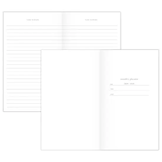 Sugar Paper Essentials 2025-26 Monthly Planner 3.75"x6.25" Deep Green: Adult Agenda, Non-Toxic, Acid-Free, Rounded Corners image {1}