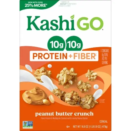 Kashi Go Peanut Butter Crunch Breakfast Cereal - 16.9oz image {7}