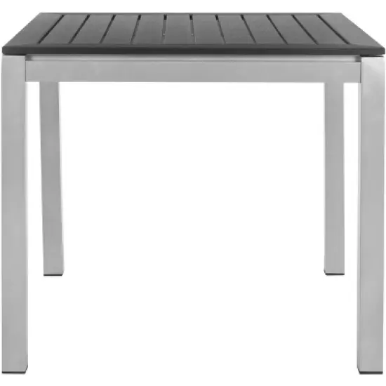 Onika Square Table - Indoor/Outdoor - PAT4007 - Black - Safavieh image {4}
