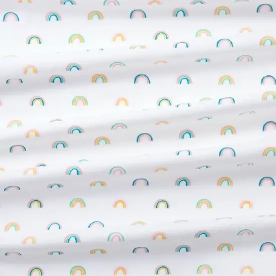 Fitted Crib Sheet Rainbows - Cloud Island&trade; image {3}