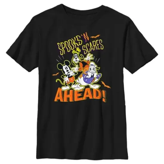 Boy's Mickey & Friends Spooks and Scares Ahead T-Shirt image {4}