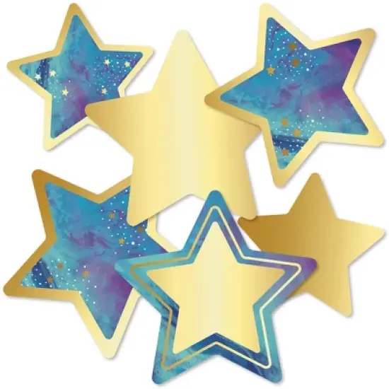 Carson Dellosa Education Galaxy Stars Cut-Outs, 36 Per Pack, 3 Packs image {1}