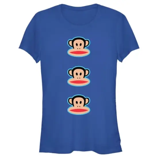 Junior's Paul Frank Stacked Julius T-Shirt image {3}