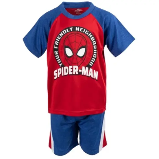 Marvel Spider-Man Graphic T-Shirt Tank Top and Shorts 3 Piece Outfit Set  image {6}
