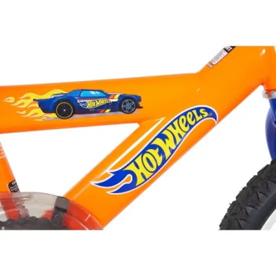 Hot Wheels 16" Kids' Bike with Carrying Case - Orange image {4}