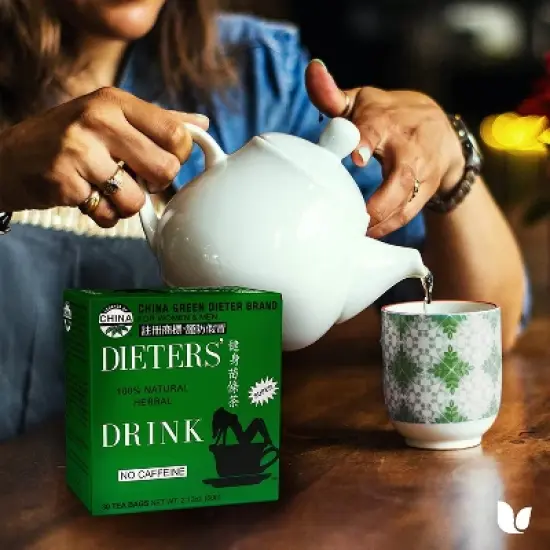 Uncle Lee Tea&rsquo;S Dieters Tea For Weight Loss Chinese Green Slim Tea With Senna Leaves 100 Percent Natural No Caffeine 30 Tea Bags, Pack Of 3 image {2}