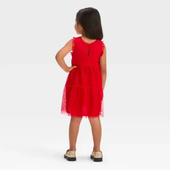 Toddler Girls' Sequin Dress - Cat & Jack&trade; Red image {1}