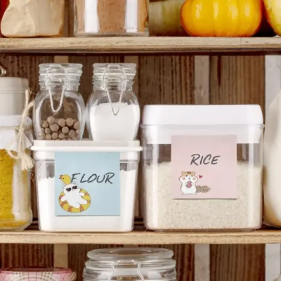 Wrapables Cute and Funny Animal Sticky Notes, Adhesive Memo Notepads for Home, Office, Work, Funny Chipmunks 4pc image {4}