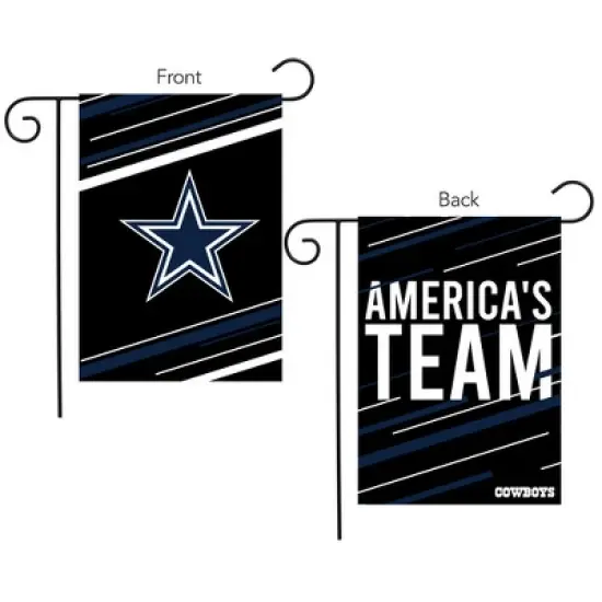 Briarwood Lane Dallas Cowboys Slogan Garden Flag NFL Licensed 12. image {1}