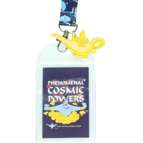 Disney Aladdin Genie Let's Make Some Magic Lanyard with ID Badge Holder image {1}