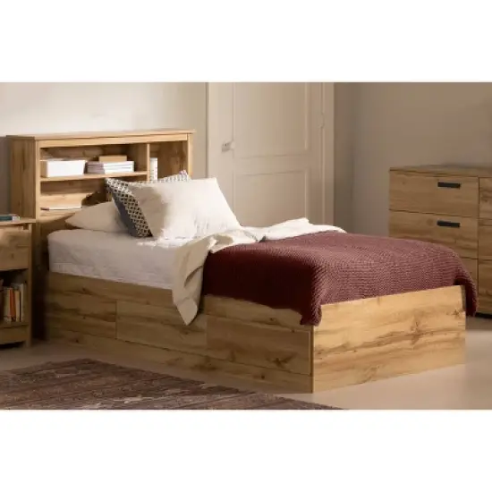 South Shore Cavalleri Headboard Nordik Oak image {2}
