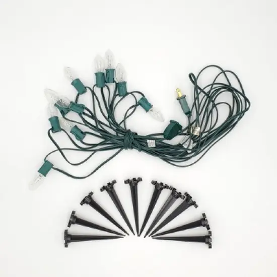 LumaBase Electric Pathway Lights with 10 Bulbs image {4}