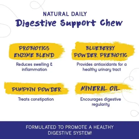 PupGrade Digestive Chew Supplement for Dogs - 60 Count image {2}