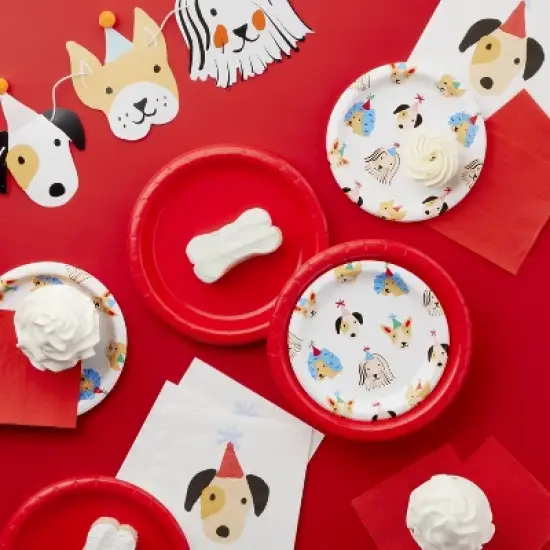 30ct Beverage Napkins Red - Spritz&trade; image {1}