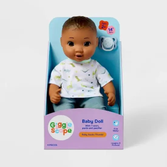 14" Boy Baby Doll - Gigglescape&trade; image {3}