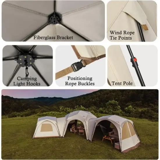 Naturehike Cloud Boundar Tent Connector &mdash; Tent Accessory for Connecting Two Cloud Boundar Shelters image {5}
