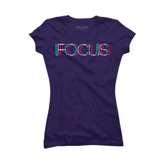 Junior's Design By Humans FOCUS By BLACKSTONE T-Shirt image {7}