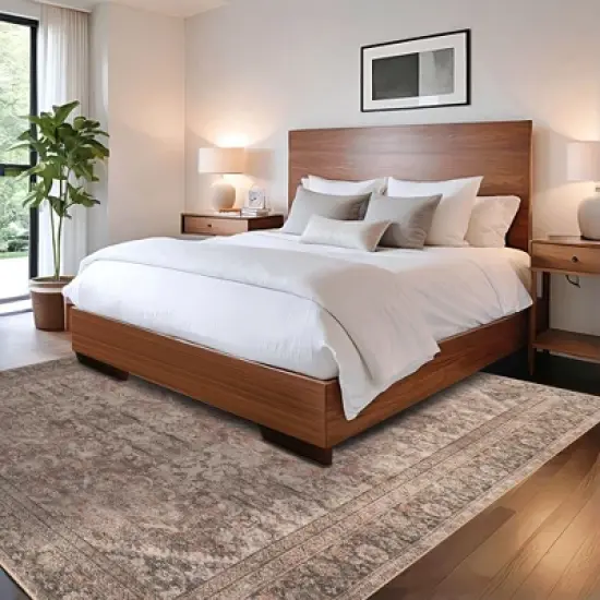 Nuloom Hillstone Collection Deka Traditional Vintage Medallion Area Rug image {12}