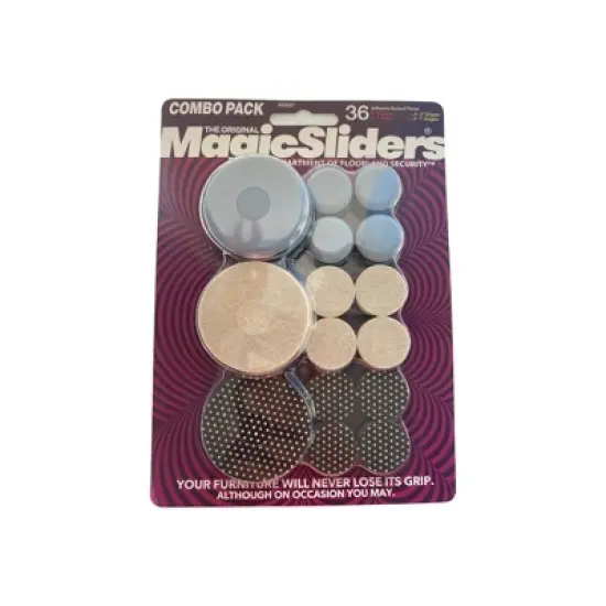 Magic Sliders 36pk Combo Sliders Adhesive Grippers Felt Pack image {5}