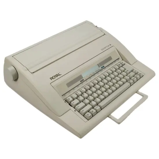 Royal&reg; Scriptor II Portable Electronic Typewriter in White image {10}