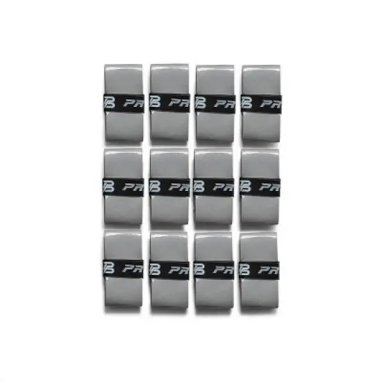 PBPRO 0.5'' Pickleball Grip Tapes 12pk - Gray image {4}