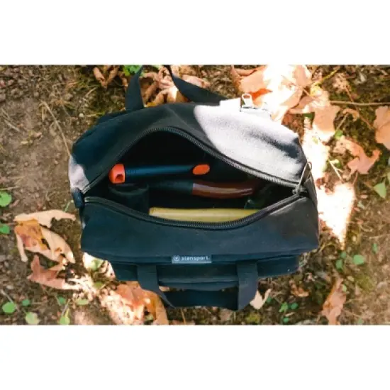 Stansport Cotton Canvas Tool Bag - Black image {4}