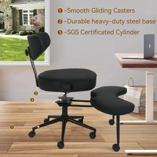 ELECWISH Functional Chair with 360&deg; Footrest & Reclining Back image {4}