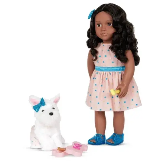 Our Generation Celeah & Confetti 18" Matching Doll & Pet Set image {2}