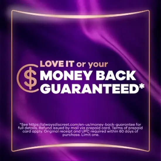 Always Discreet Boutique 5 Drops Incontinence Pads - Heavy - Long Length - 84ct image {7}