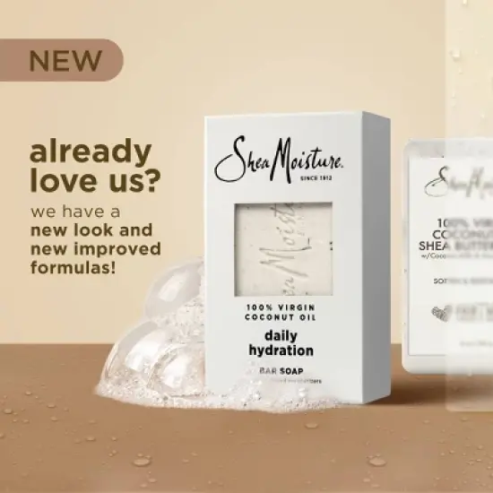 SheaMoisture 100% Virgin Coconut Oil Bar Soap - 8oz image {6}