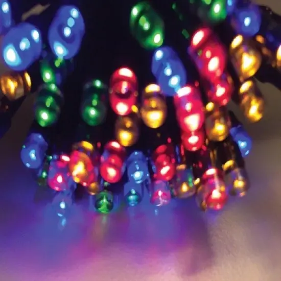 Celebrations LED Micro/5mm Multicolored 100 ct String Christmas Lights 16.24 ft. image {1}