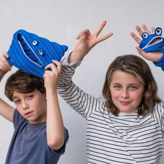 ZIPIT Monster Large Pencil Case, Pencil Pouch for Kids image {6}