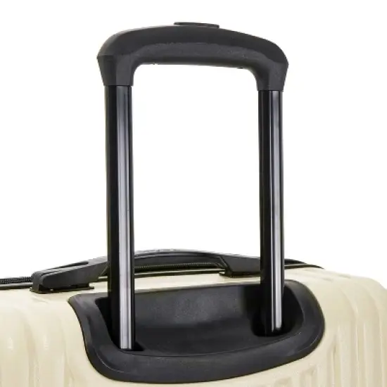 InUSA Drip Lightweight Hardside Large Checked Spinner Suitcase - Sand image {12}