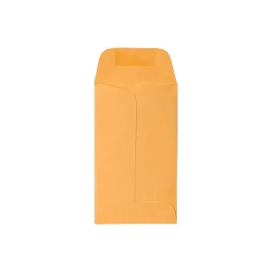 JAM Paper #3 Coin Business Envelopes 2.5" x 4.25" Brown Kraft Manila 1623989I image {1}