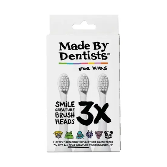 Made by Dentists Kids' Electric Toothbrush Replacement Heads - 3pk image {5}