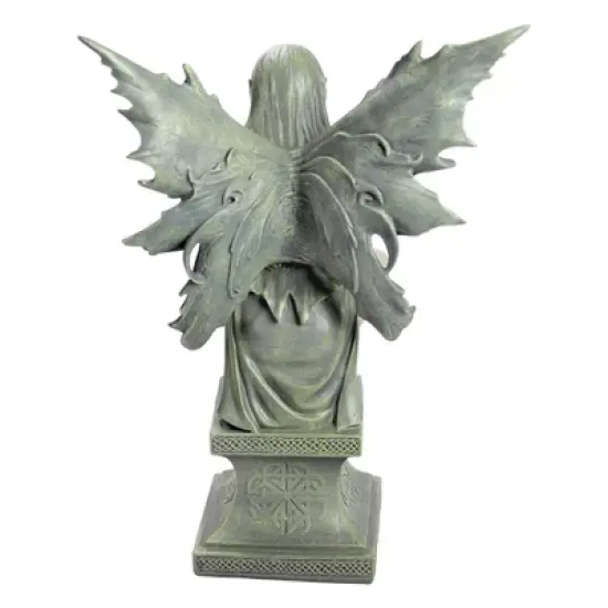 Design Toscano Celtic Inspired Fairy's Perilous Perch Garden Statue: Large image {3}