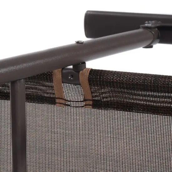 Tangkula 4PCS Folding Sling Chairs Patio Garden Pool image {6}