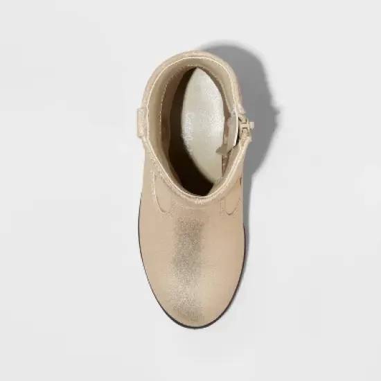 Toddler Girls' Addie Shimmer Zipper Western Boots - Cat & Jack&trade; image {2}