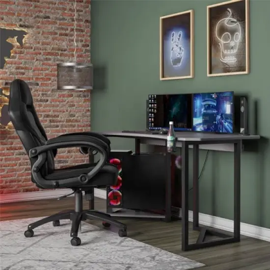 Quest Gaming Desk with CPU Stand - NTENSE image {5}