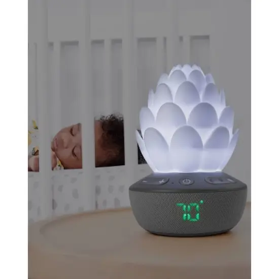 Skip Hop Succulent Glow Sound Machine - Gray/White image {1}